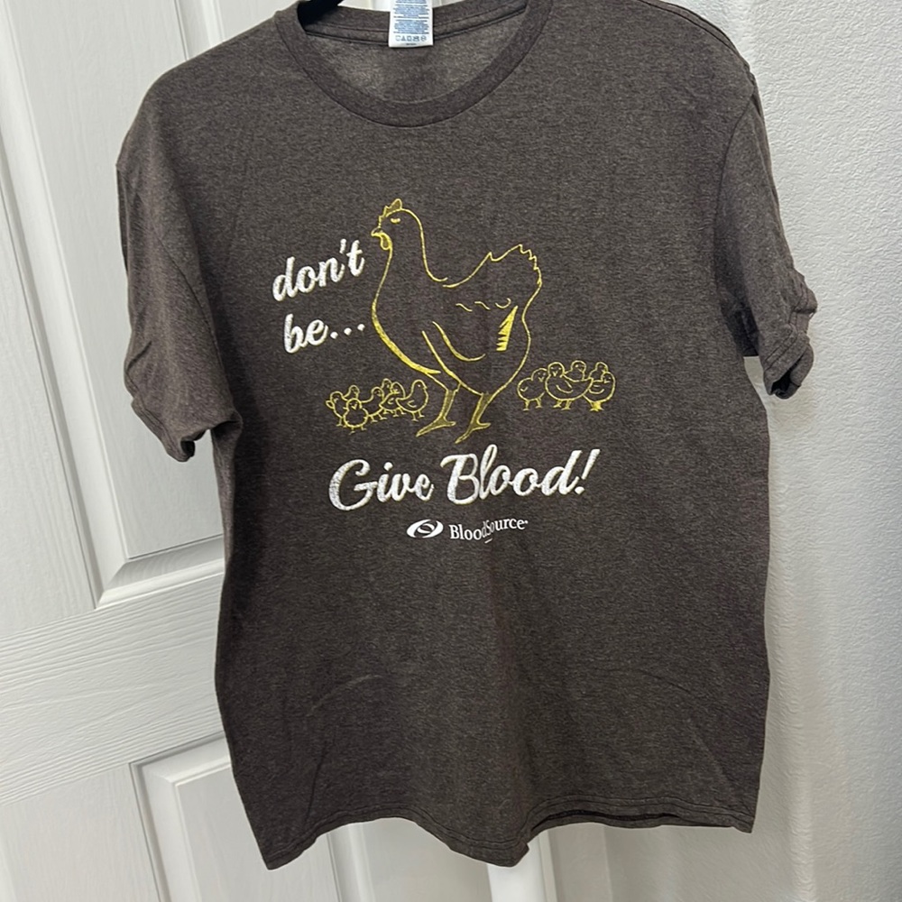 Brown “bloodSource” Tee